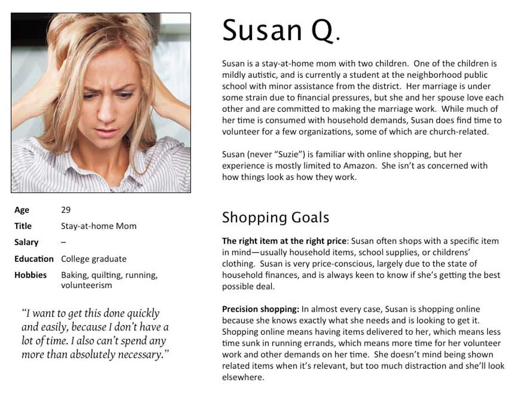 customer profile susan